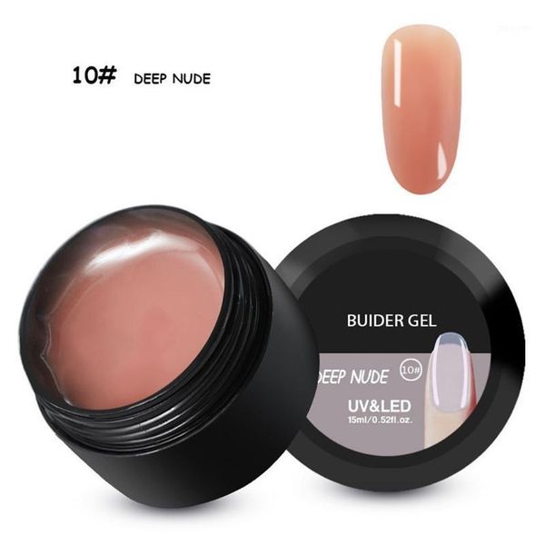 

nail extension gel builder thickening enhancement tool 15ml1, Silver;gold