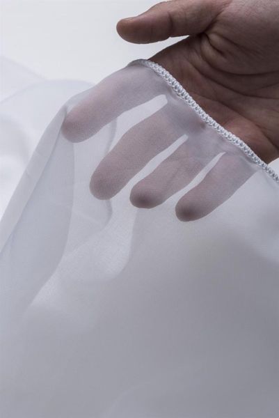 

curtain & drapes white casari plain voile tulle ekstrafor drawstring pleat bey