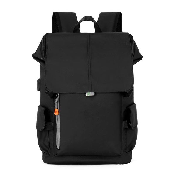 

backpack casual oxford men large capacity multifunctional usb back pack male