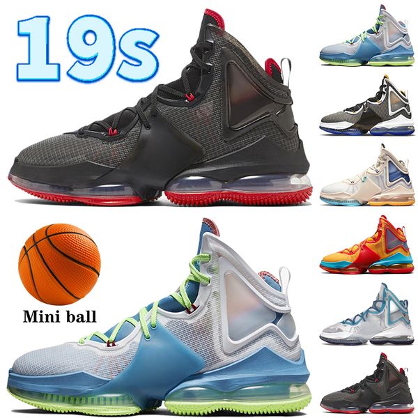 

2022 19 19s mens basketball shoes bred classic space jam dutch blue lime glow tune squad minneapolis men sneakers