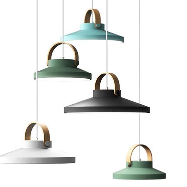 

luminaire kitchen dining room suspension light wooden lustre bar nordic indoor hanging lamps fixture modern led pendant lightin