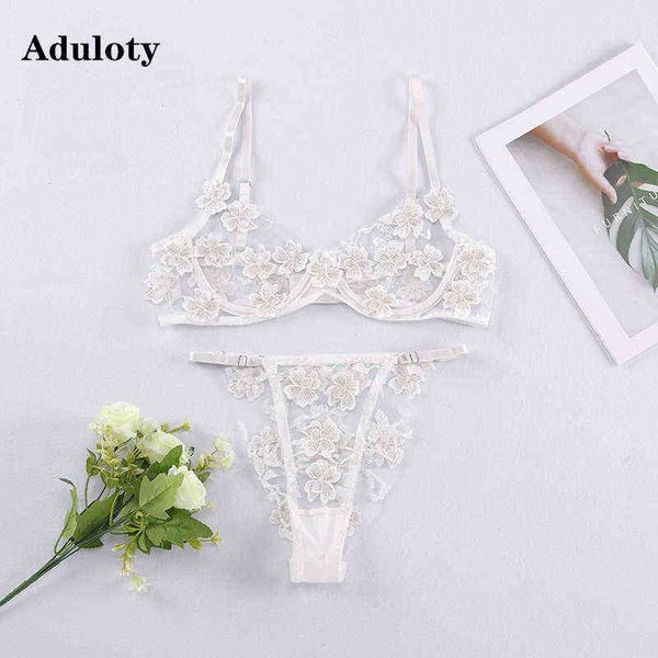 

nxy setselling women' lace embroidered underwear thin mesh see-through erotic lingerie underwire gather bra thong set 1127, Red;black