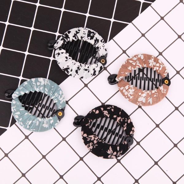 

7cm/5.3cm hair clip fish shape banana barrettes printing fabric hairpins accessories for women clamp acc661