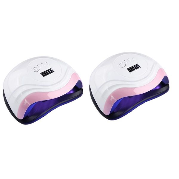

nail dryers 168w uv led lamp for manicure lamps gel with sensor lcd display