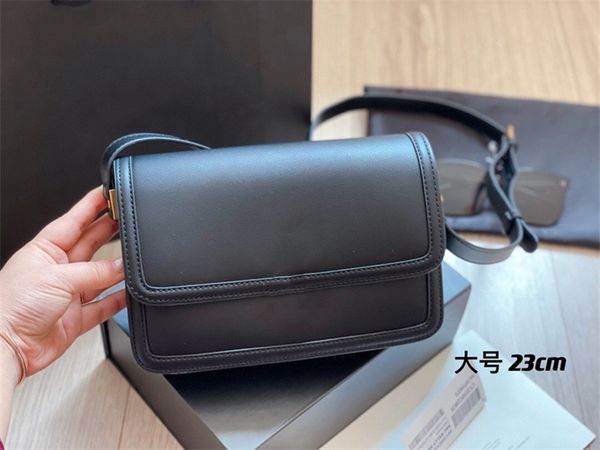 

women messenger leather handbag evening bag original flower checkers date code serial number 23-16cm