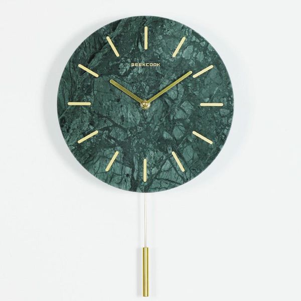 

wall clocks marble bell silence dream modern simple home jewelry