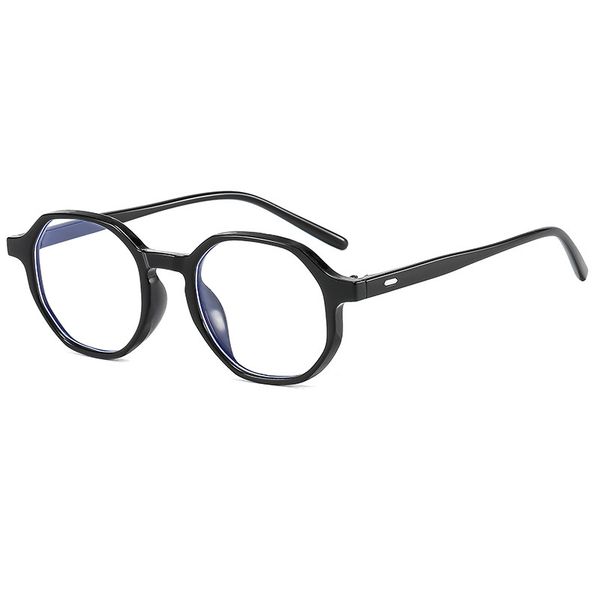 

2020 new blue proof glasses with transparent jelly color, Black