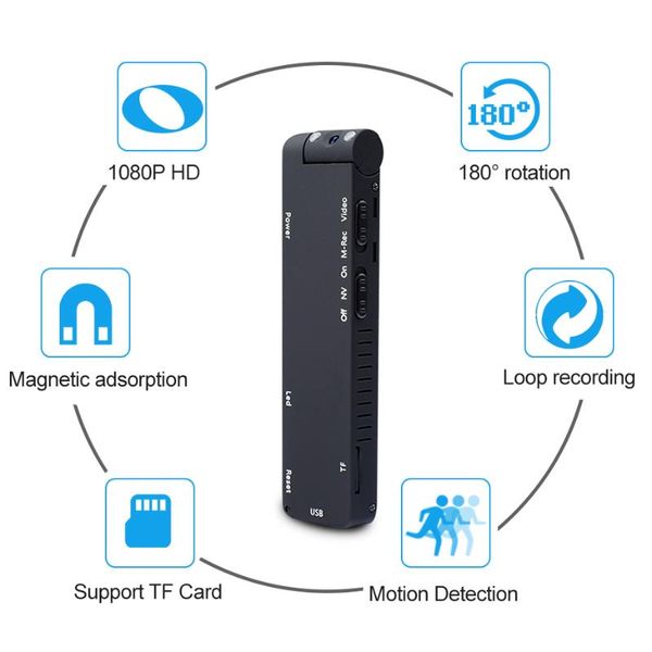 

mini cameras 2021 md14 camcorder magnetic 1080p hd night vision motion detection micro camera dv small cam