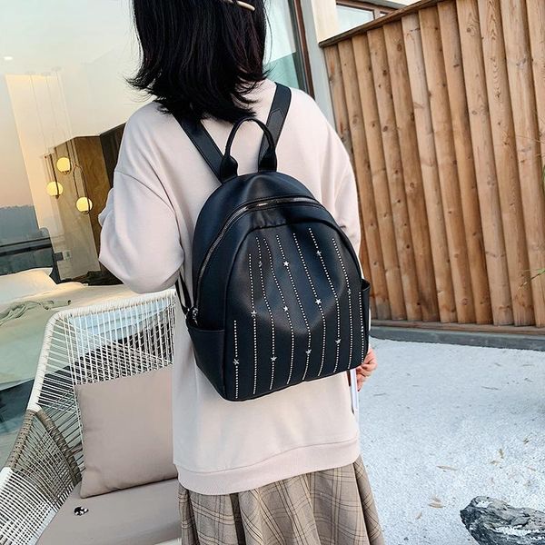 

backpack 2021 women's small cute fashion fresh ladies travel large capacity