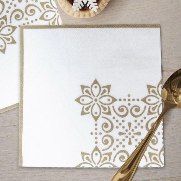 

20pcs disposable napkins eid mubarak happy ramadan party supplies kitchen paper