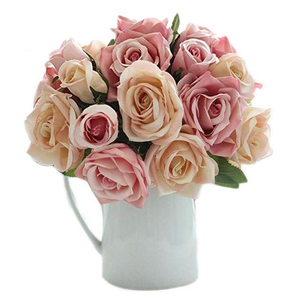 

decorative flowers & wreaths artificial bouquets rose flower simulation mother's day decoration for home wedding