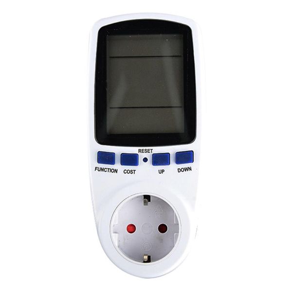 

smart power plugs home electricity usage monitor digital lcd meter intelligent energy saving current household timer switch eu socket