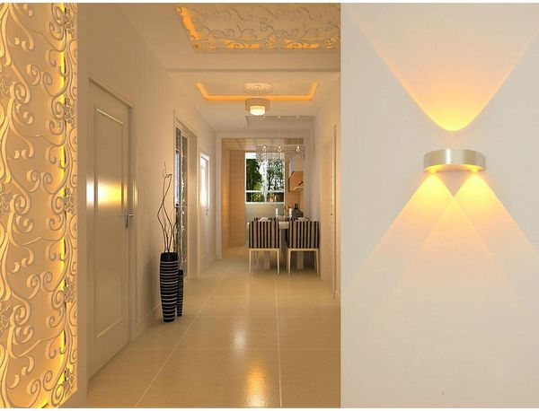 

wall lamp indoor 3w led ac110v/220v bedroom decorate sconce cold white / warm yellow light