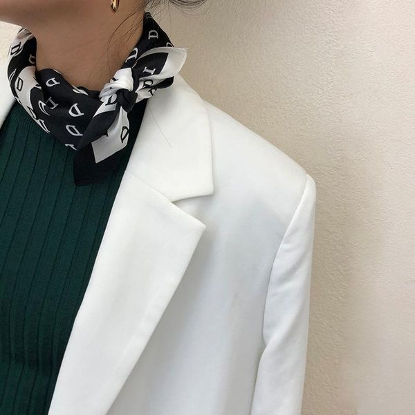 

scarves fashion 100% real silk scarf 2021 luxury women female long shawl hijab pashmina foulard poncho bandana, Blue;gray