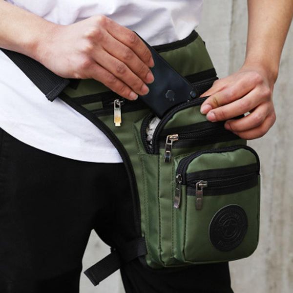 

waist bags men leg bag thigh pack multifunction zipper for outdoor cycling climbing mug88