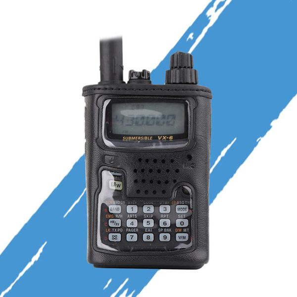 

walkie talkie applicable to yaesu vx6r vx-6r two way radio leather case csc-91