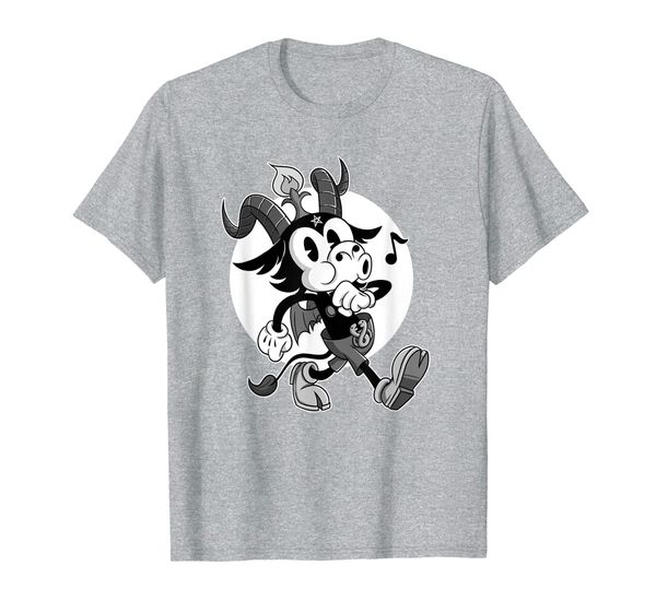 

Blackcraft Atheist Satan Baphomet goat Retro Cartoon Lucifer T-Shirt, Mainly pictures