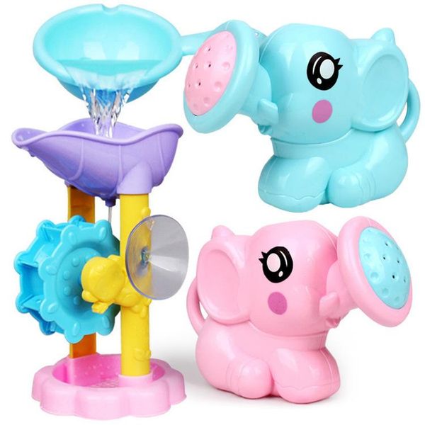 

party masks kids shower bath toys cute elephant watering pot baby faucet bathing water spraying tool wheel type dabbling for