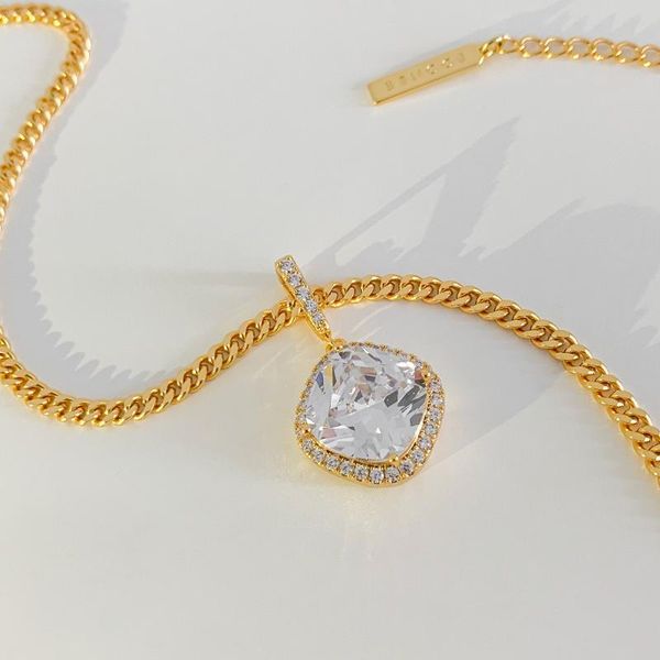 

pendant necklaces small design luxury fashion necklace 2021 clavicle chain simple cold wind neck, Silver