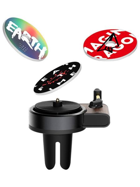 

car air freshener unique fragrance diffuser phonograph retro portable vehicle interior decoration accessories universal for auto