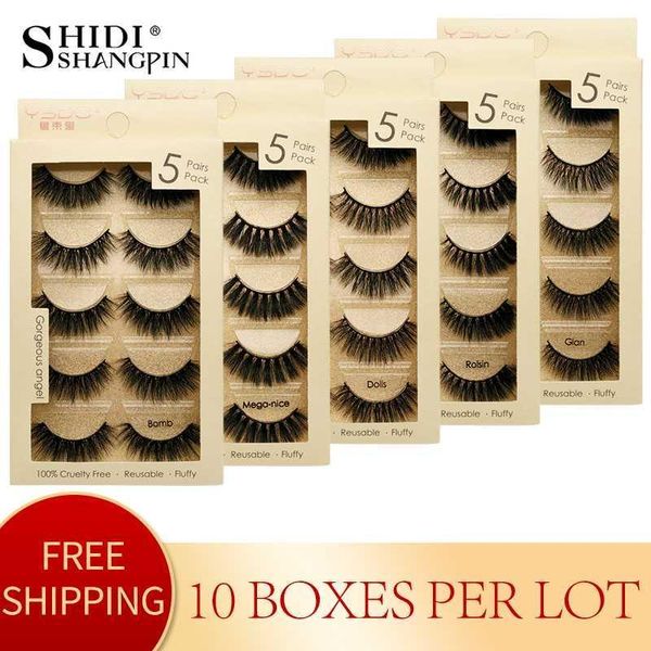 

50pairs wholesale eyelashes natural long 3d mink false eye lashes makeup extension maquiagem1