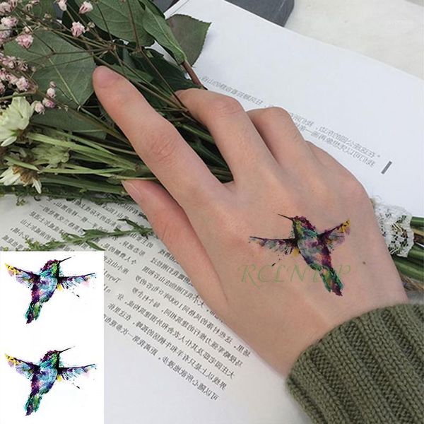 

waterproof temporary tattoo sticker water ink bird art tatto flash tatoo fake tattoos for kid men women girl1