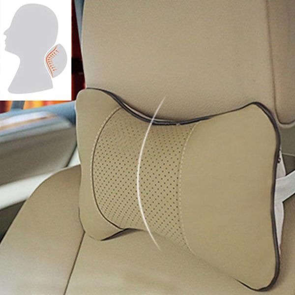 

seat cushions faux leather supplies neck pillow car accessories auto safety hole-digging headrest