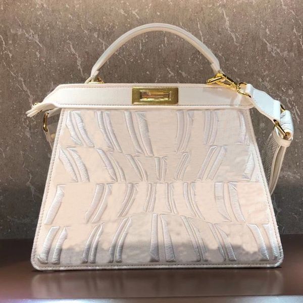 

tote bag shoulder bags plain embroidery versatitle women shopping handbag lager capacity fashion letter luminous material totes handbags