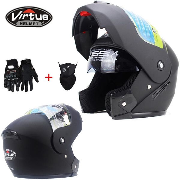 

motorcycle helmets flip up helmet abs full face racing dot approved moto