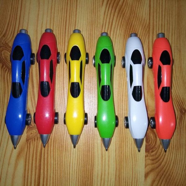 

pcs novelty classic cars ballpoint pens children office & school supplies meeting gifts advertising pen 6 colors, Blue;orange