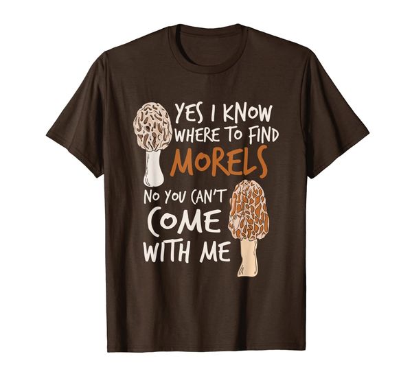 

Morel Hunting Tshirt for a Mushroom Hunter, Mainly pictures