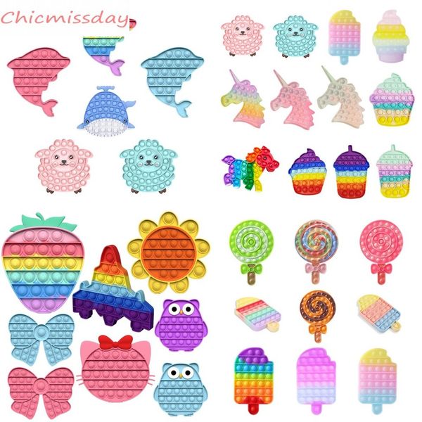 

fidget toys push bubble anti-stress toys anti-stress soft sensory gifts reusable squeeze toys gifts stress reliever board games