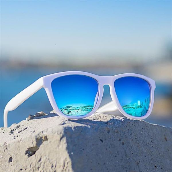 

no logo real polaroized sunglasses men and women polarized square sun glasses eyewear oculos de sol, White;black