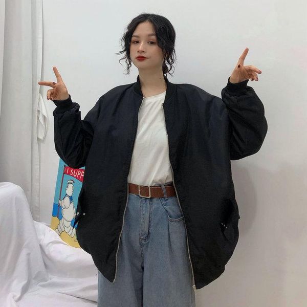 

women's jackets coats and women jacket solid all match long black coat womens oversized clothes korean streetwear stylish, Black;brown
