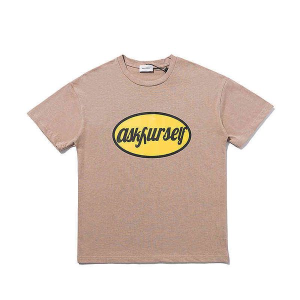 

2021 askyurself men women t shirt pure cotton casual round neck short sleeve summer women fashion t shirt g1207, White;black