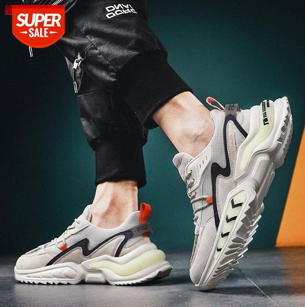 

luminous shoes men's mesh sports casual thick-soled daddy breathable #cp16