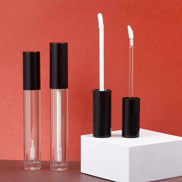 

10/30pcs 4ml empty cute plastic clear lipgloss bottle containers with wand for base oil cosmetic packaging storage bottles & jars