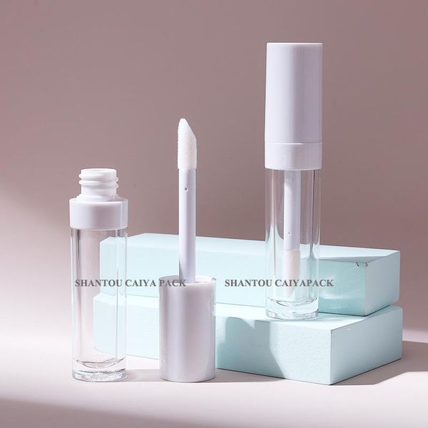 

storage bottles & jars plastic travel white pink cosmetic packing 9ml thick stick diy lip oil empty lipgloss container gloss tubes with wand