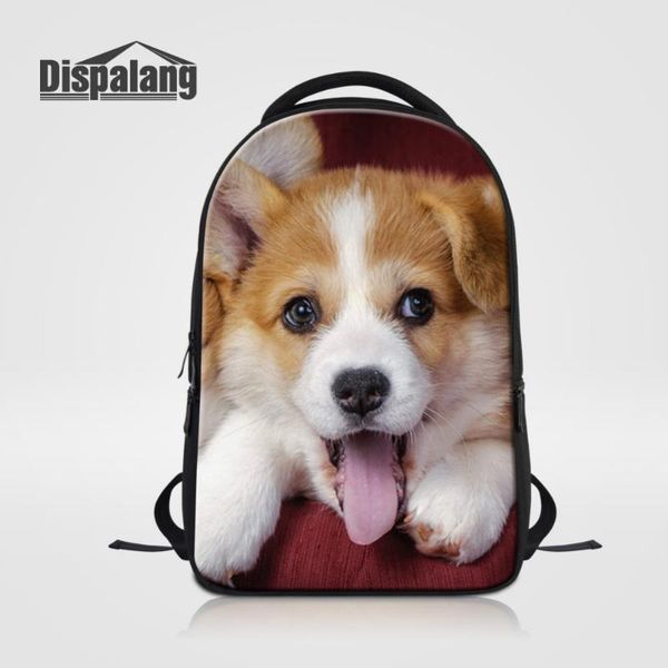 

backpack dispalang cute dog print backcpack for teenage girls female youth backpacks lapback to school bag mochilas feminina