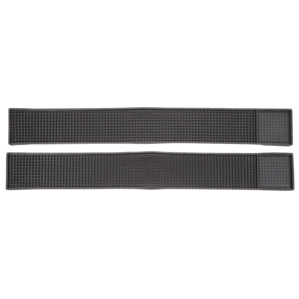 

mats & pads 1 set 2pcs non-slip bar service spill table (black)