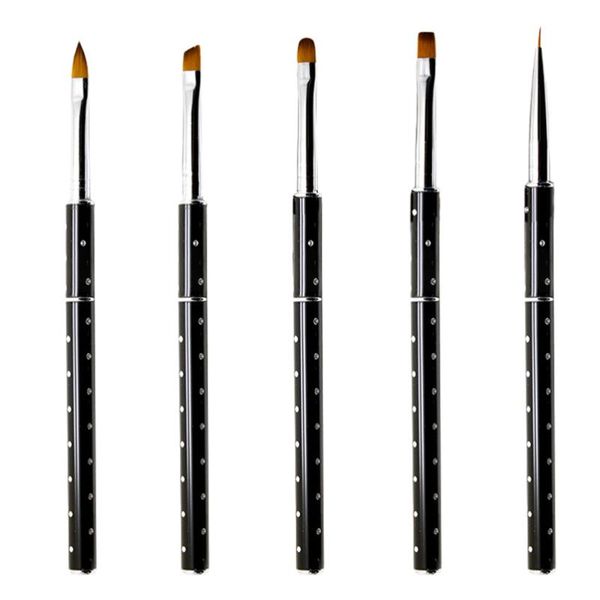 

nail brushes 5pcs art line painting thin liner drawing pen manicure tools, Yellow