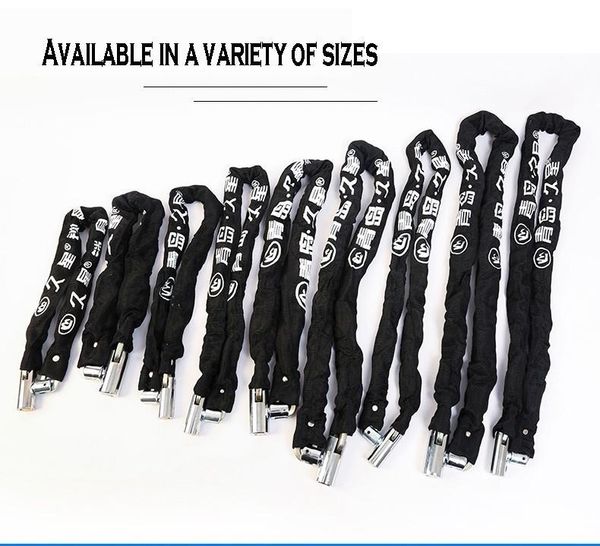 

bike locks bicycle anti-theft motorcycle chain lock and long door