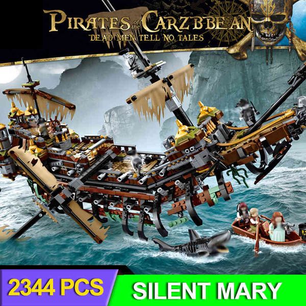 

caribbean captain jack silent mary compatible 71042 16042 building blocks bricks kids diy toys 1008