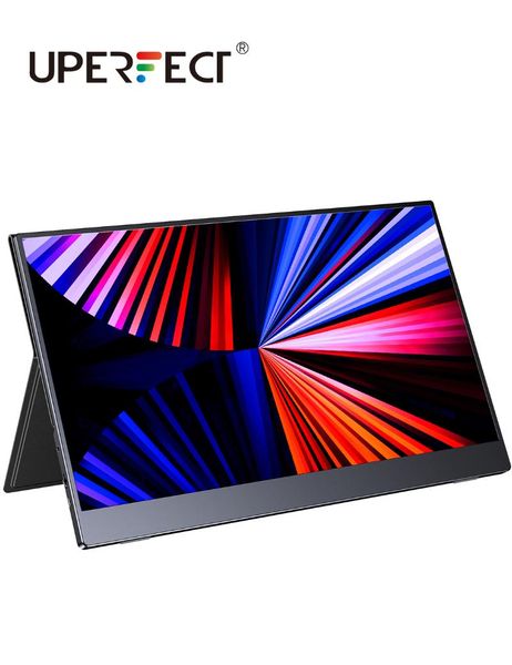 

15.6 inch portable monitor fhd 1080p type-c lcd screen hdr ultra slim display for mac/pc/smart phone/ps4/switch monitors
