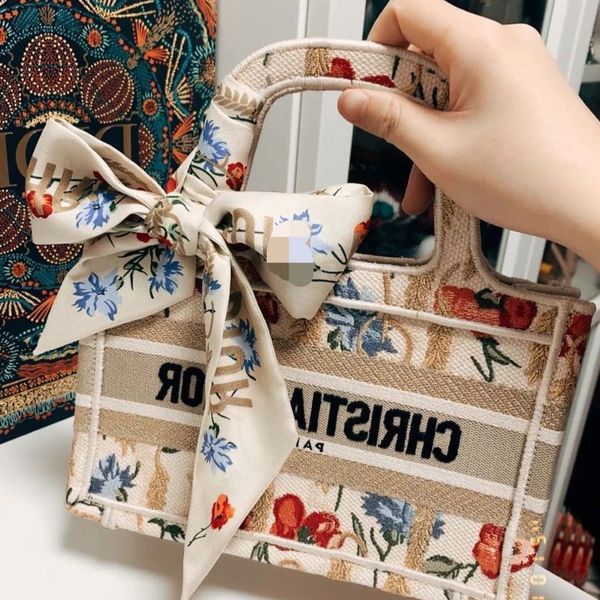 

tote christian embroidery 2021 new canvas handbag shopping bag fashion women's mini bagewla