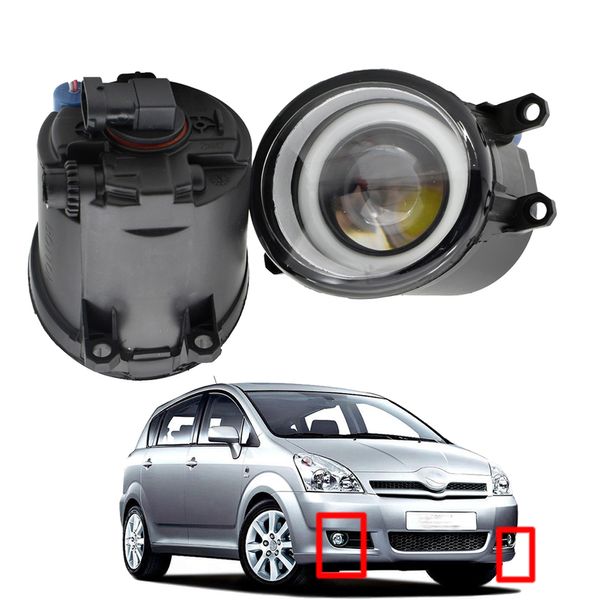 per Toyota Corolla Saloon Verso fendinebbia coppia di luci diurne a LED di alta qualità per lo styling degli occhi di angelo