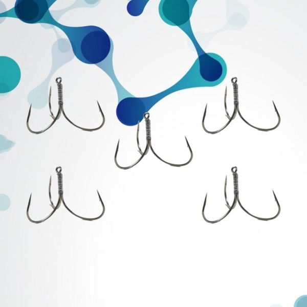 

5pcs treble hooks barb fishing professional fish three claw accessory for outdoor
