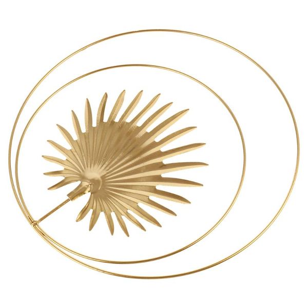 

decorative objects & figurines unique palm leaf hanging decor creative wall ornament home