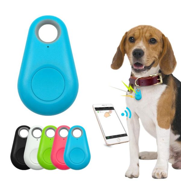 

pet smart gps tracker mini anti-lost waterproof bluetooth locator tracer for dog cat kids car wallet key collar accessories apparel