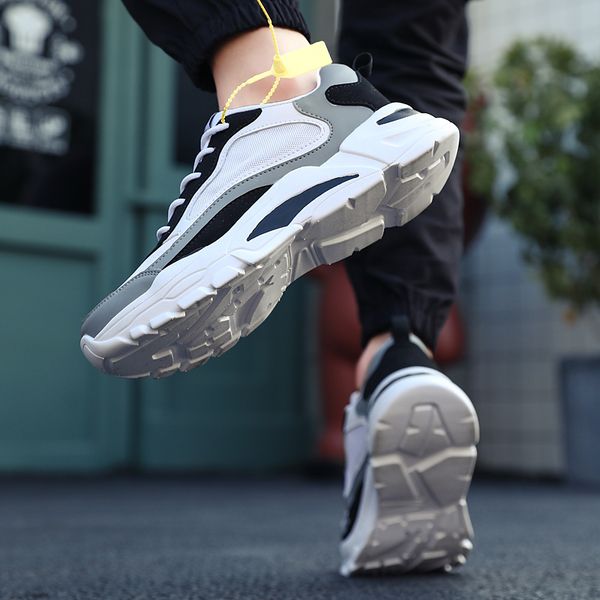 

2021 trend women mens running shoes fashion student outdoor sports sneakers red grey blue size 38-46 code 49-0305